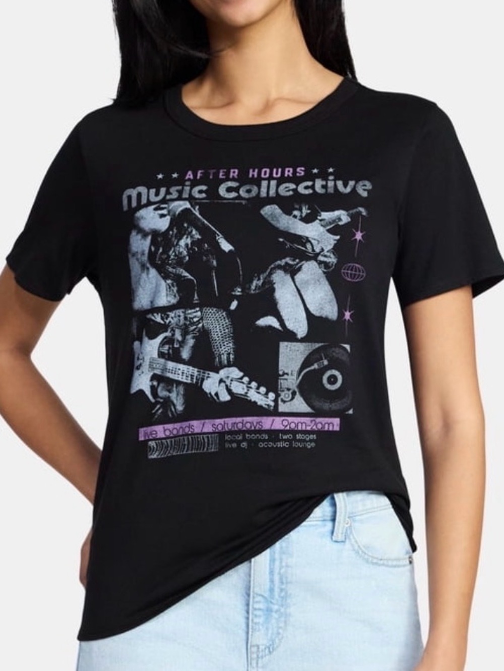 NWT DOE baby t shirt women’s small music theme B14